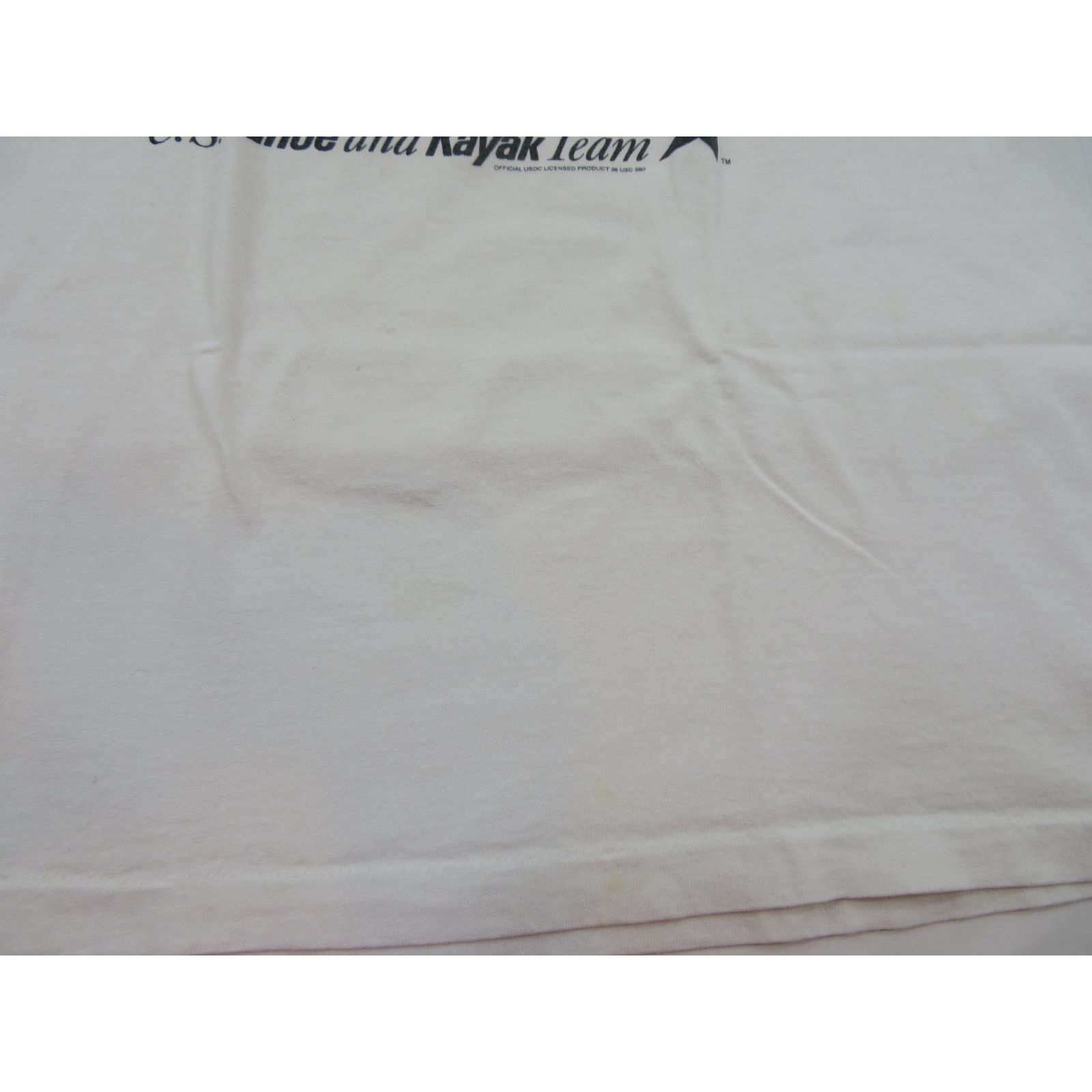 Hanes Olympics Canoe Kayak Team Summer Games 1996 White T-shirt M Size US M / EU 48-50 / 2 - 5 Thumbnail
