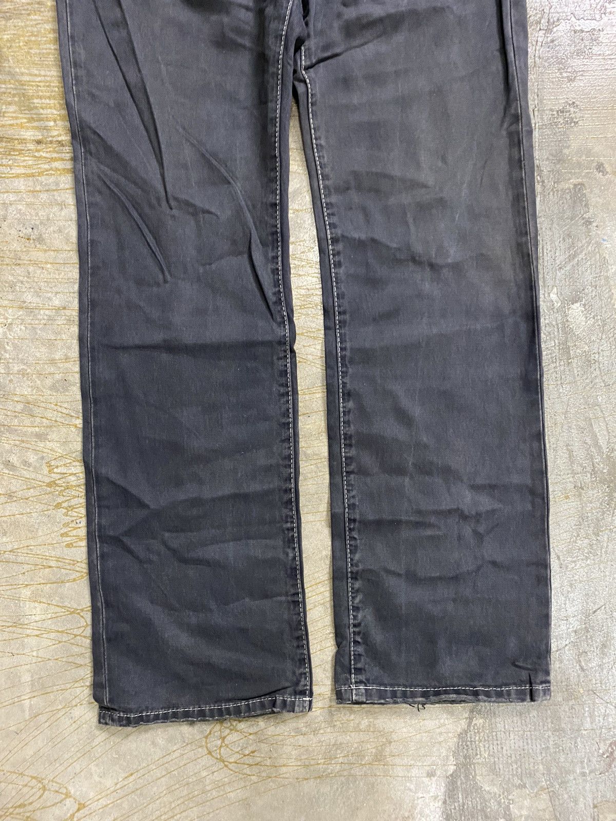 Neil Barrett SS1999 NEIL BARRETT Mud wash distressed denim Size US 33 - 3 Thumbnail