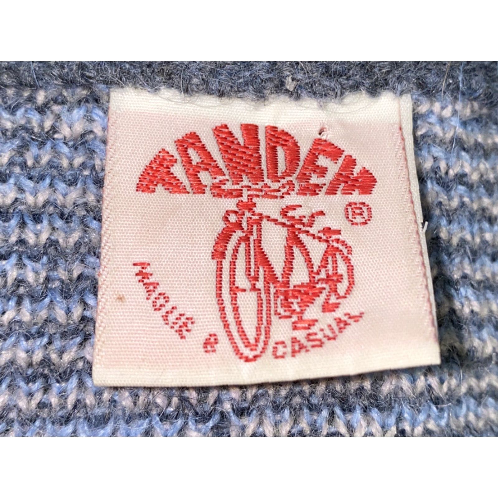Vintage Tandem Mens Gray Crewneck Wool Alpaca Blend Sweater Size M Size US M / EU 48-50 / 2 - 6 Thumbnail