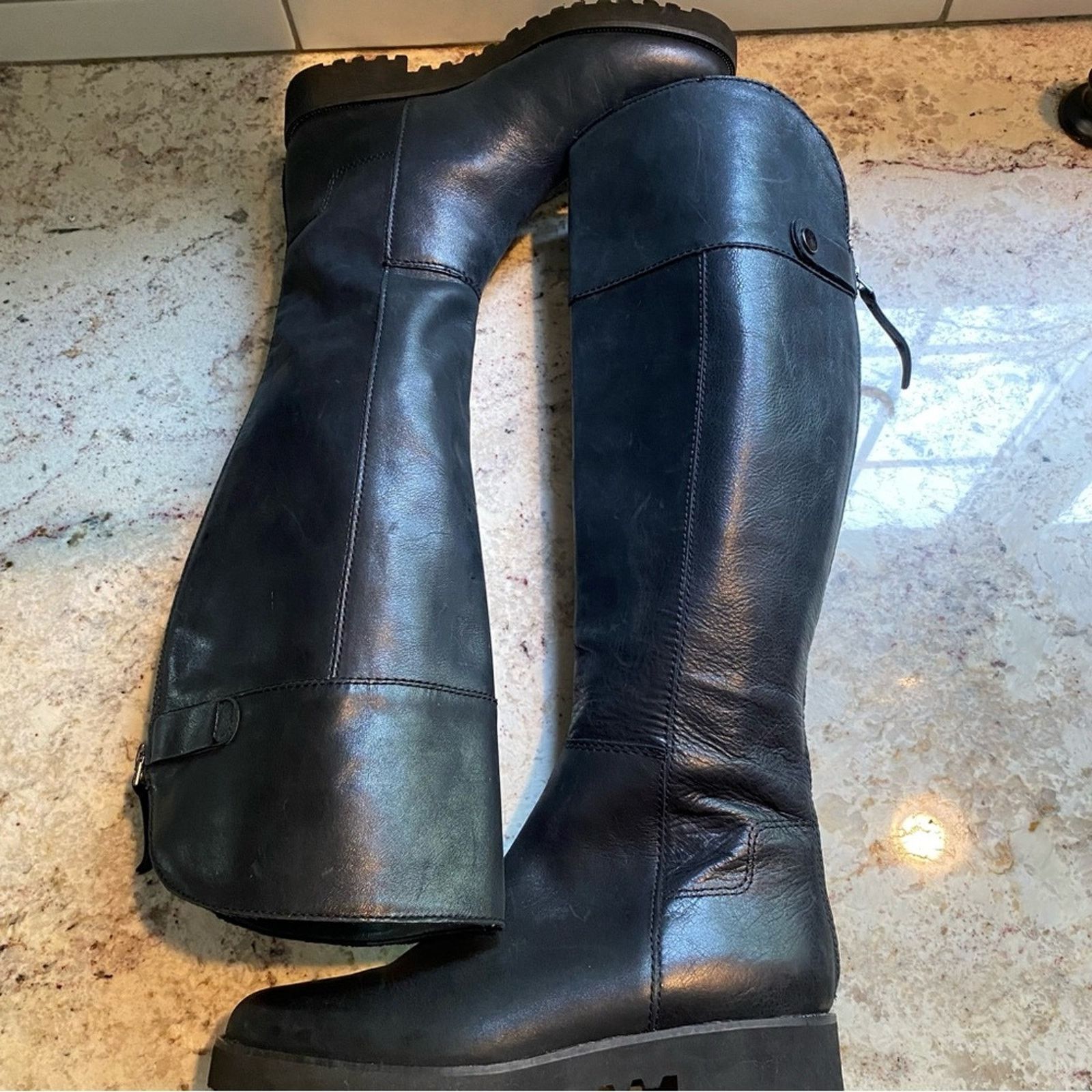 Franco Sarto Franco Sarto $189 Cosmina Tall Riding Boot Blk 6.5 Size US 6.5 / IT 36.5 - 5 Thumbnail