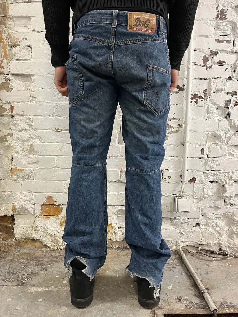 Dolce & Gabbana AW2003 Dolce & Gabbana Blue Cargo Jeans Size US 31 - 4 Thumbnail