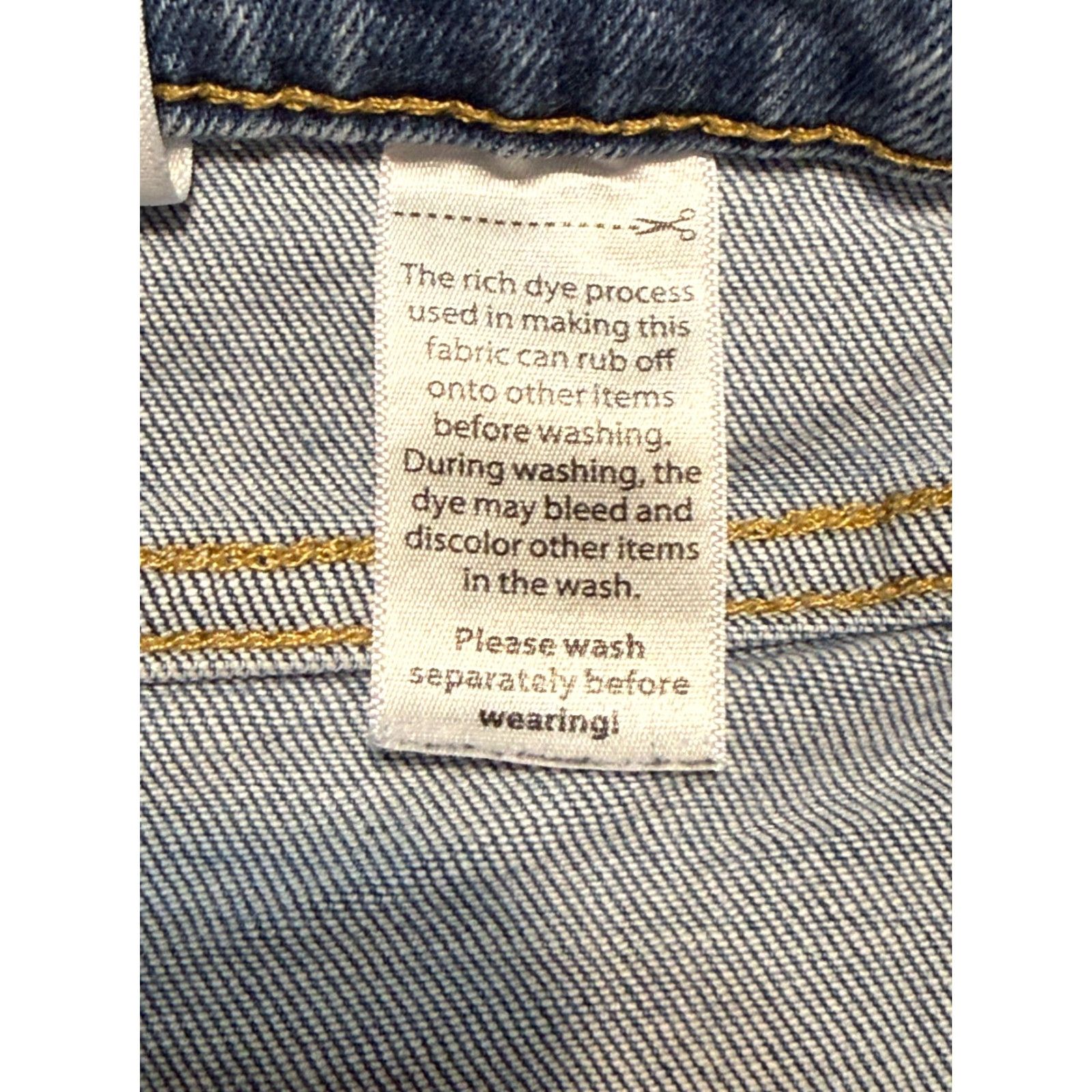 Vintage VINTAGE: No (omit) Time & Tru Jeans Women's 18 Blue Straight Leg Outdoors Denim Mid Rise Size 40" / US 18 - 5 Thumbnail