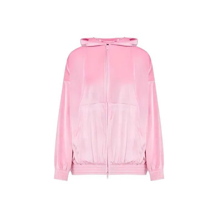 Balenciaga Balenciaga Pink Hoodie with Zipper 0079-2507 Size L / US 10 / IT 46 - 1 Thumbnail