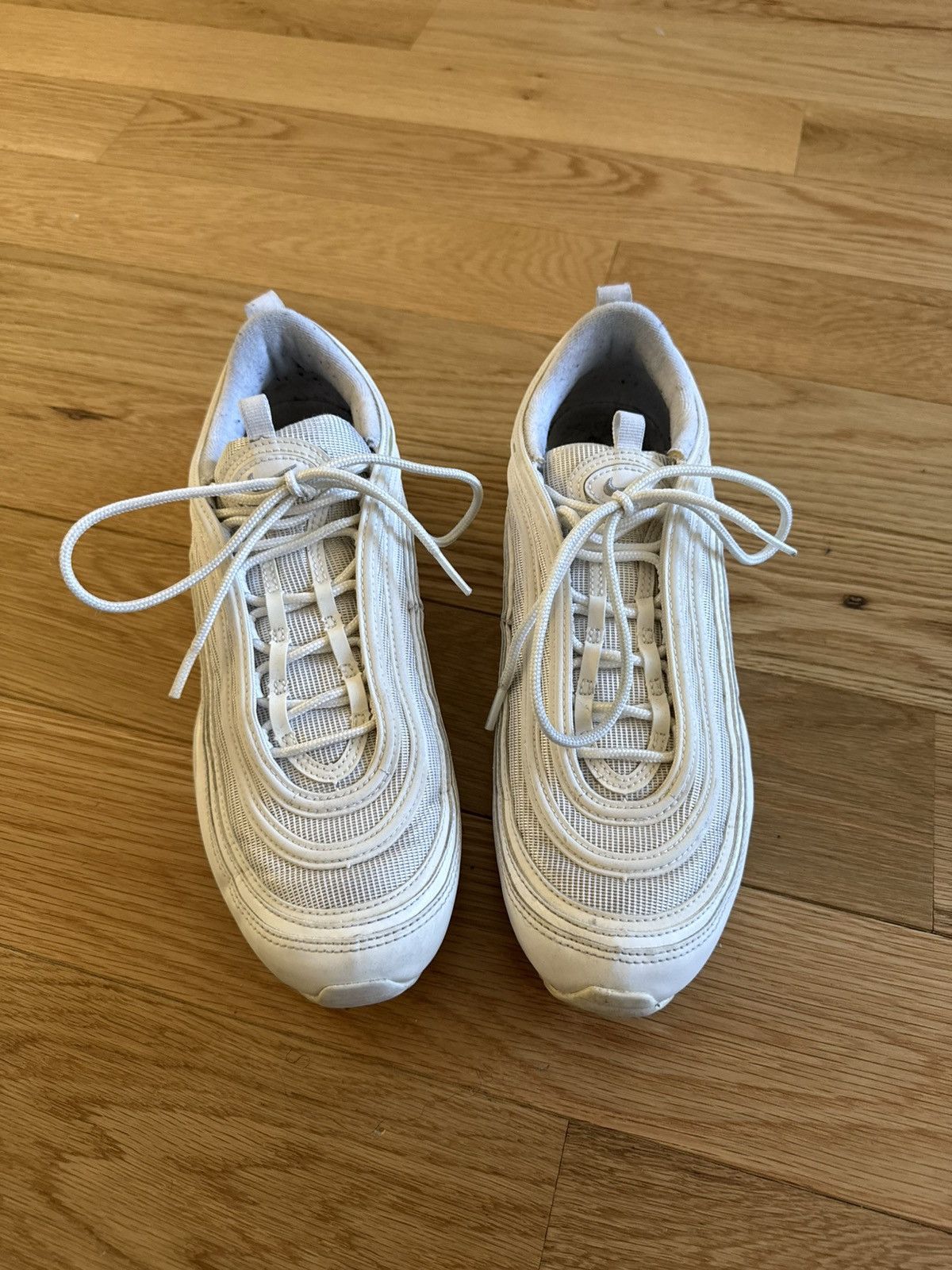 Nike Air Max 97 'Triple White' Size US 10 / EU 43 - 1 Thumbnail