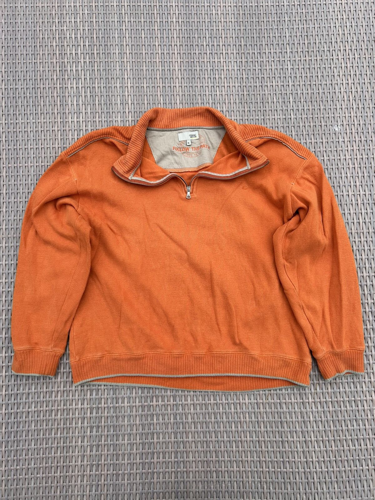 camel active Camel active Orange Quarter Zip Sweatshirt Size US XL / EU 56 / 4 - 1 Thumbnail