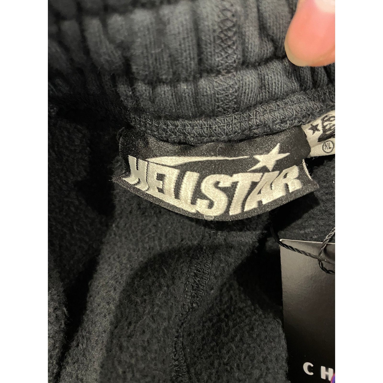 HELLSTAR Hellstar No Guts No Glory Black Sweatpants Size US 36 / EU 52 - 3 Thumbnail