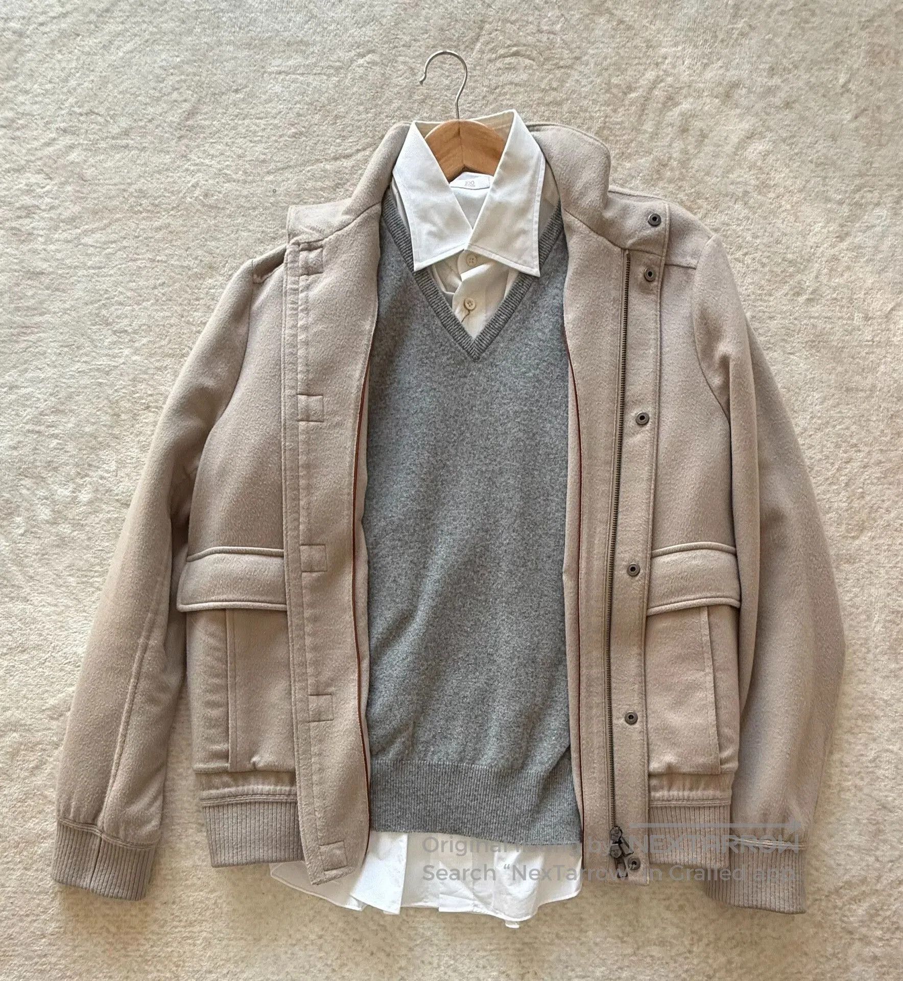 Loro Piana Baby Cashmere V-Neck Sweater.