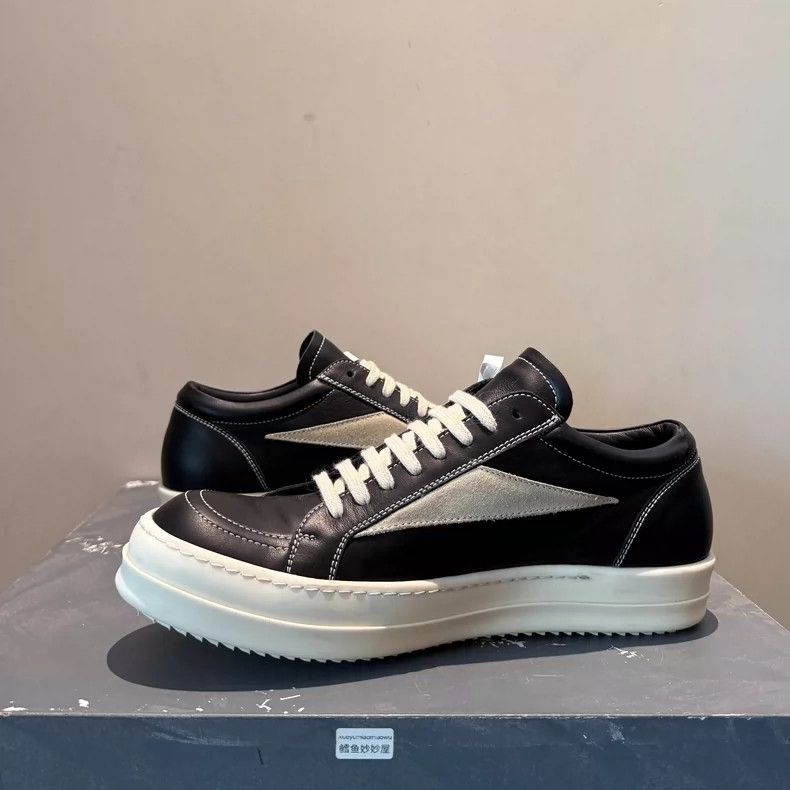 Rick Owens rick owens Cowhide classic low-top ro vans skateboard shoes Size US 9 / EU 42 - 4 Thumbnail