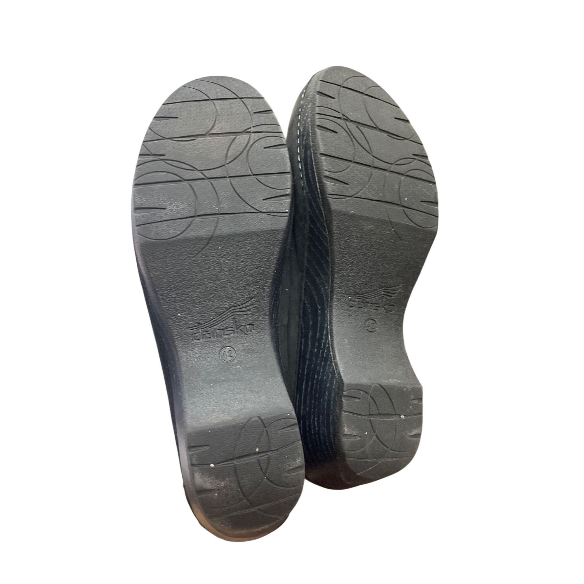 Dansko Dansko wms black leather slip on sandals mules clogs size 10 Size US 10.5 / IT 40.5 - 5 Thumbnail