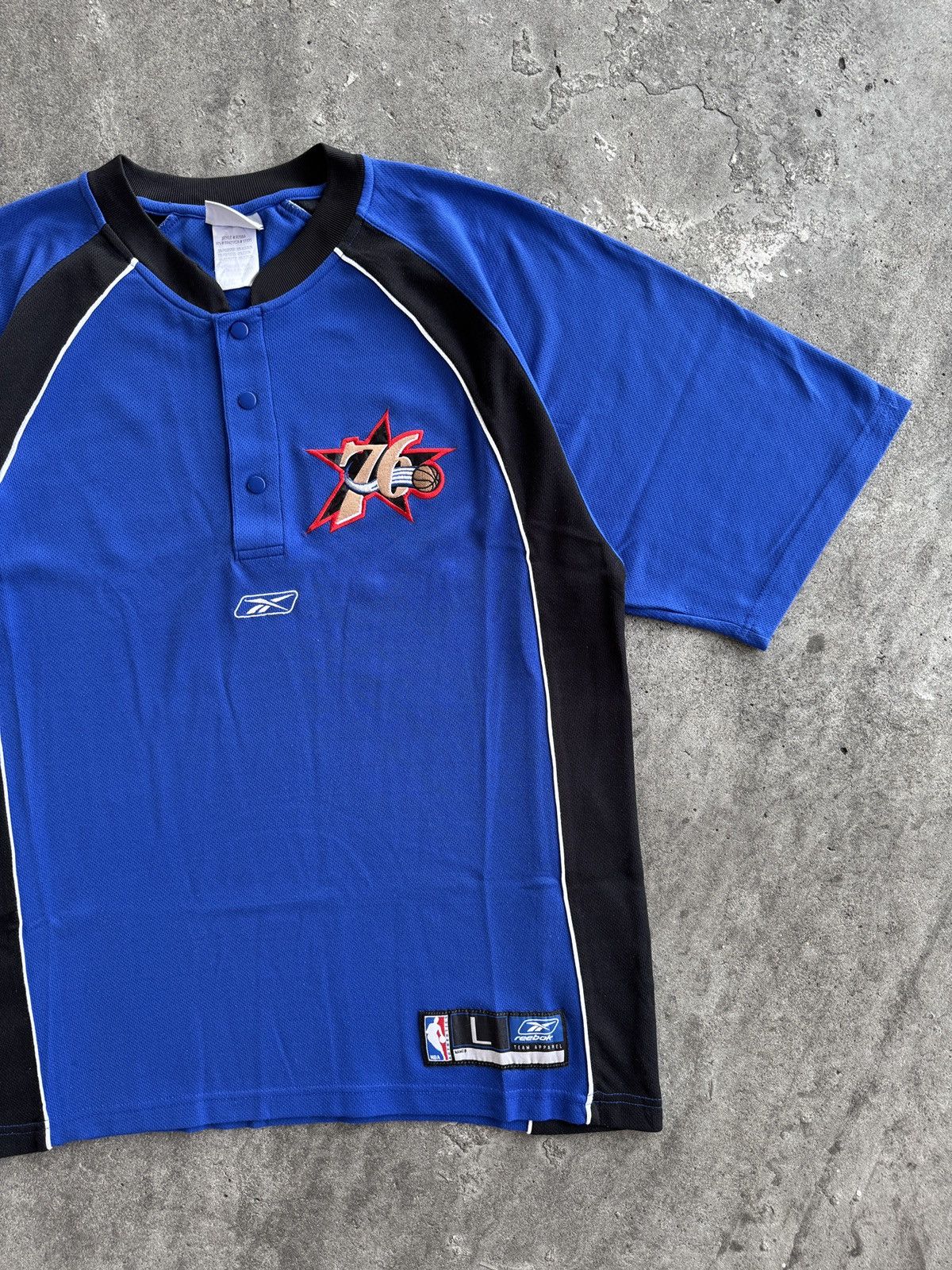 NBA Reebok x Philadelphia 76Ers Sixers NBA Warm Up Jersey Size US XXL / EU 58 / 5 - 3 Thumbnail