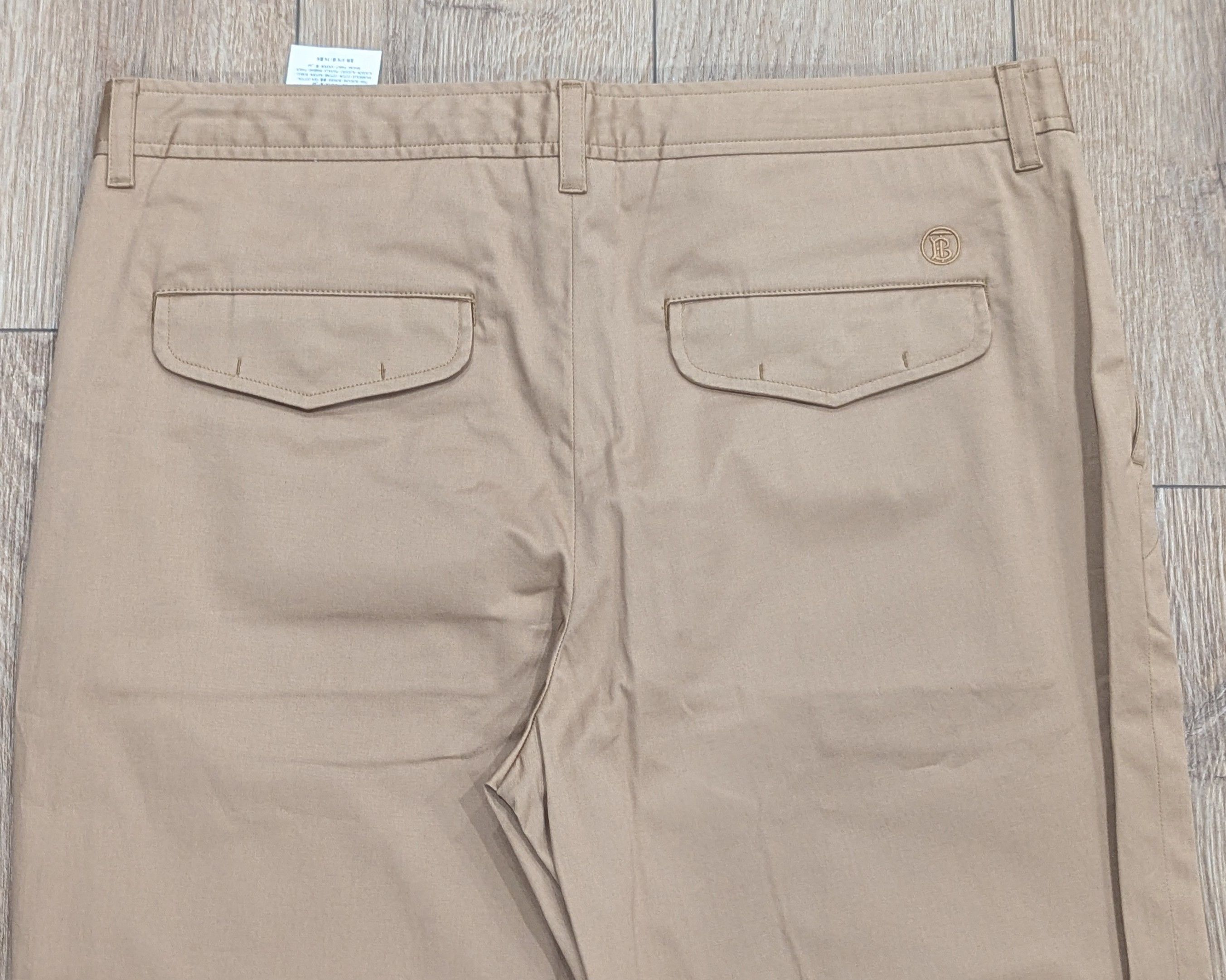 Burberry Burberry Embroidered Logo Tailored Pants Camel 54 US 38 Size US 38 / EU 54 - 4 Thumbnail