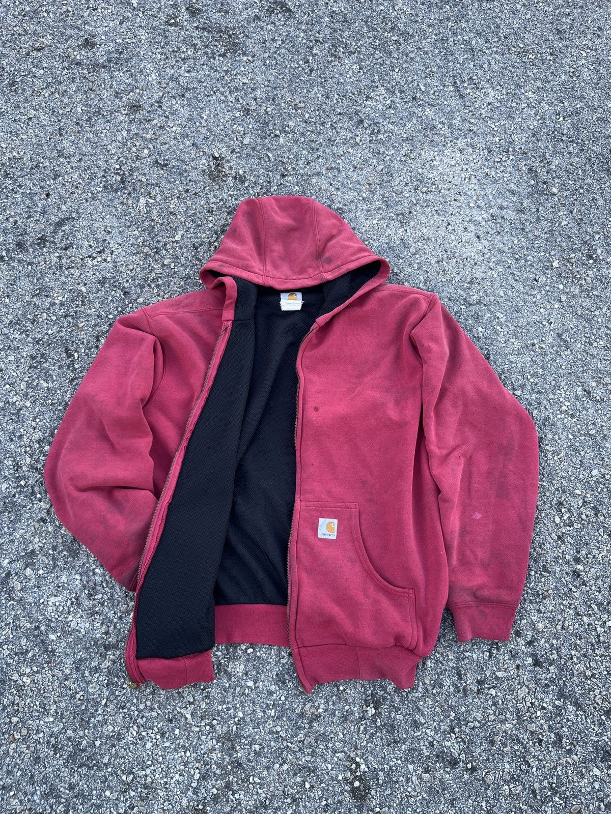 Carhartt Vintage Zipper Trashed Carhartt Hoodie Size US M / EU 48-50 / 2 - 8 Thumbnail