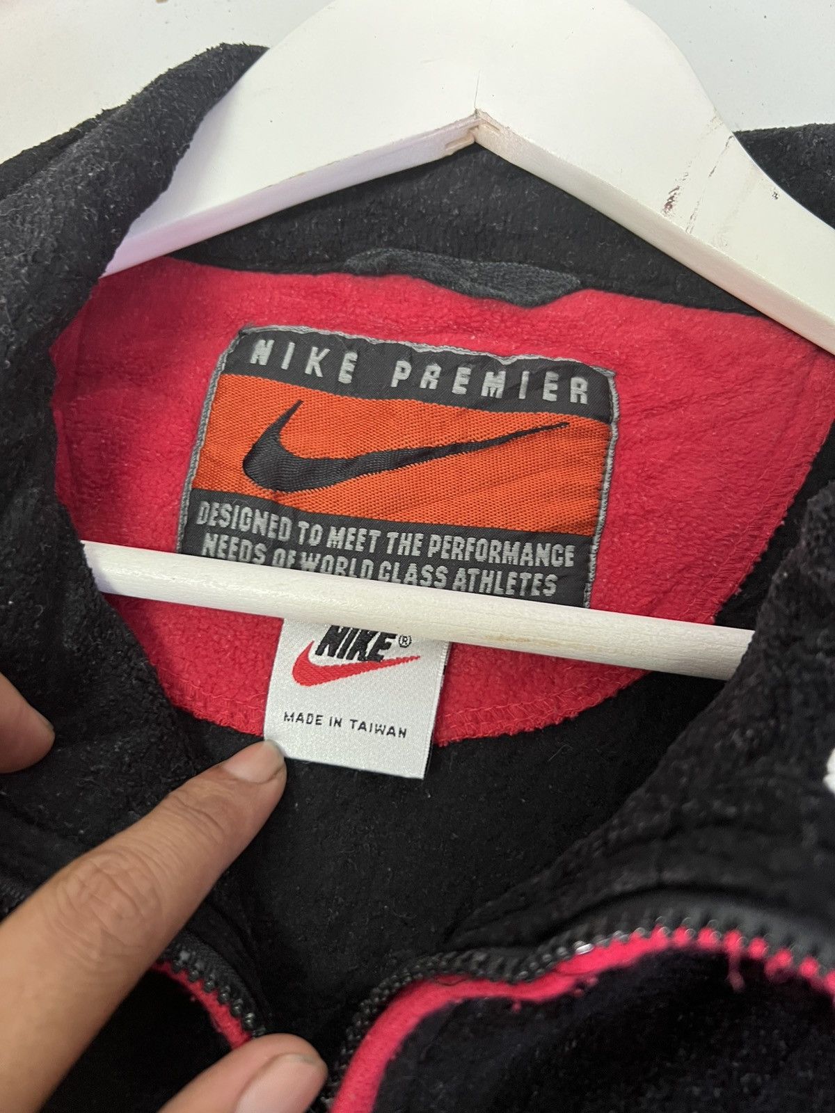Nike × Vintage Vintage 90s Nike Half Zipper Size US M / EU 48-50 / 2 - 8 Thumbnail