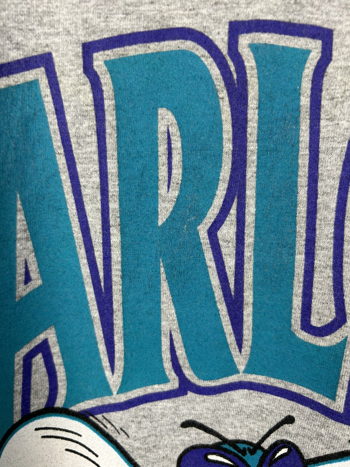 Vintage Vintage 90s Charlotte Hornets Basketball Tee Rare Size US XL / EU 56 / 4 - 11 Thumbnail