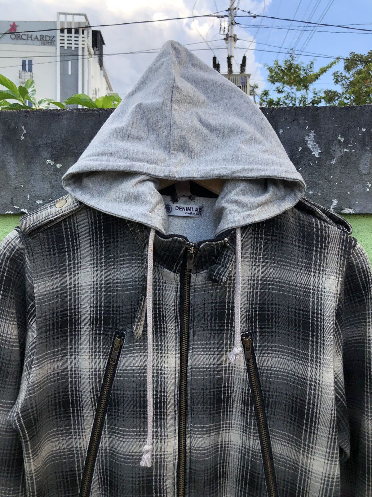 Vintage Denimlab Garment Detachable Hoodie Japanese Asian Style Size US M / EU 48-50 / 2 - 4 Thumbnail
