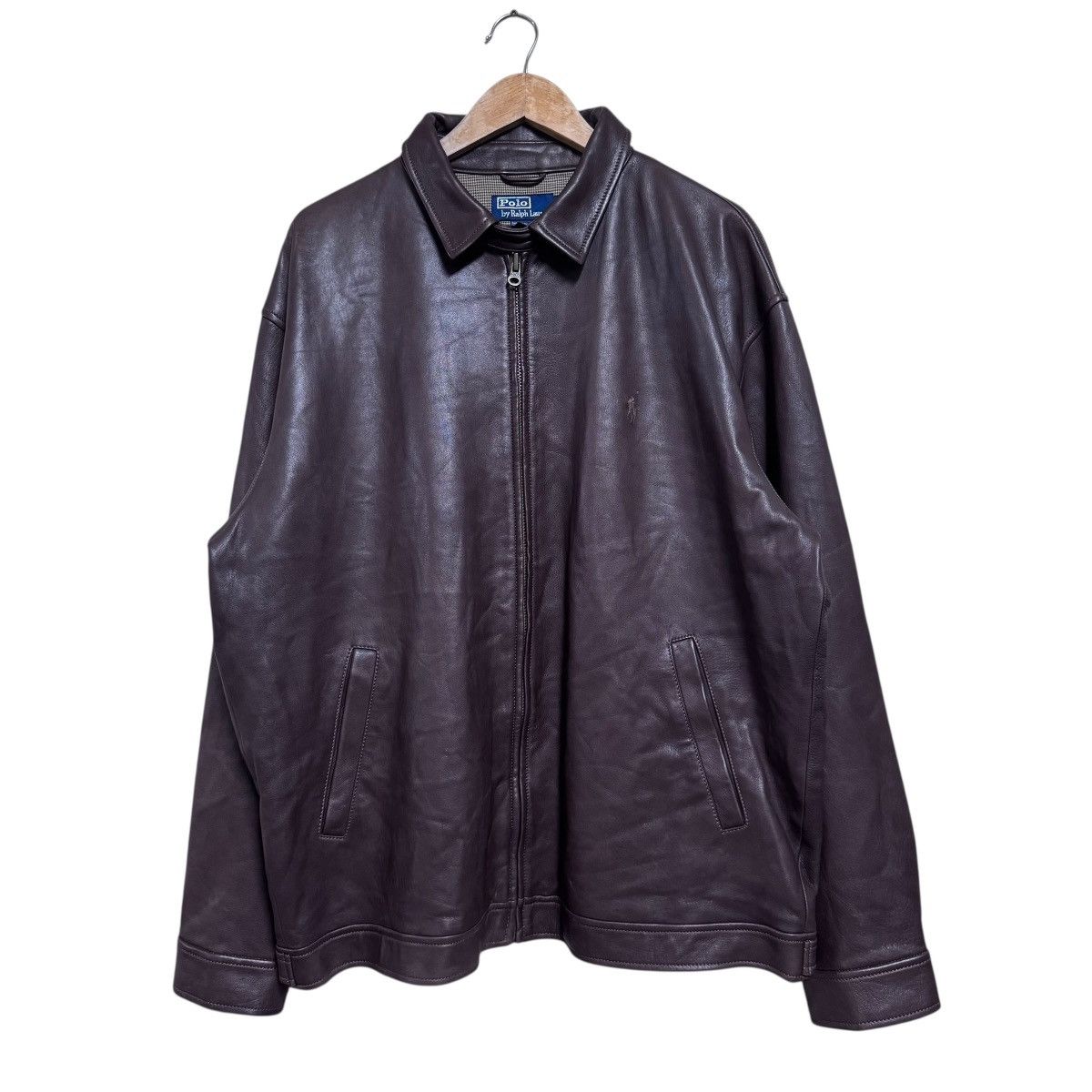 Polo Ralph Lauren Vintage Polo Ralph Lauren Leather Jacket Small Poney Size US XL / EU 56 / 4 - 1 Thumbnail