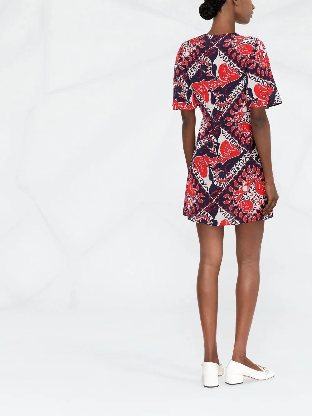Valentino o1y0326 Mini Dress in Multicolor Size S / US 4 / IT 40 - 4 Thumbnail