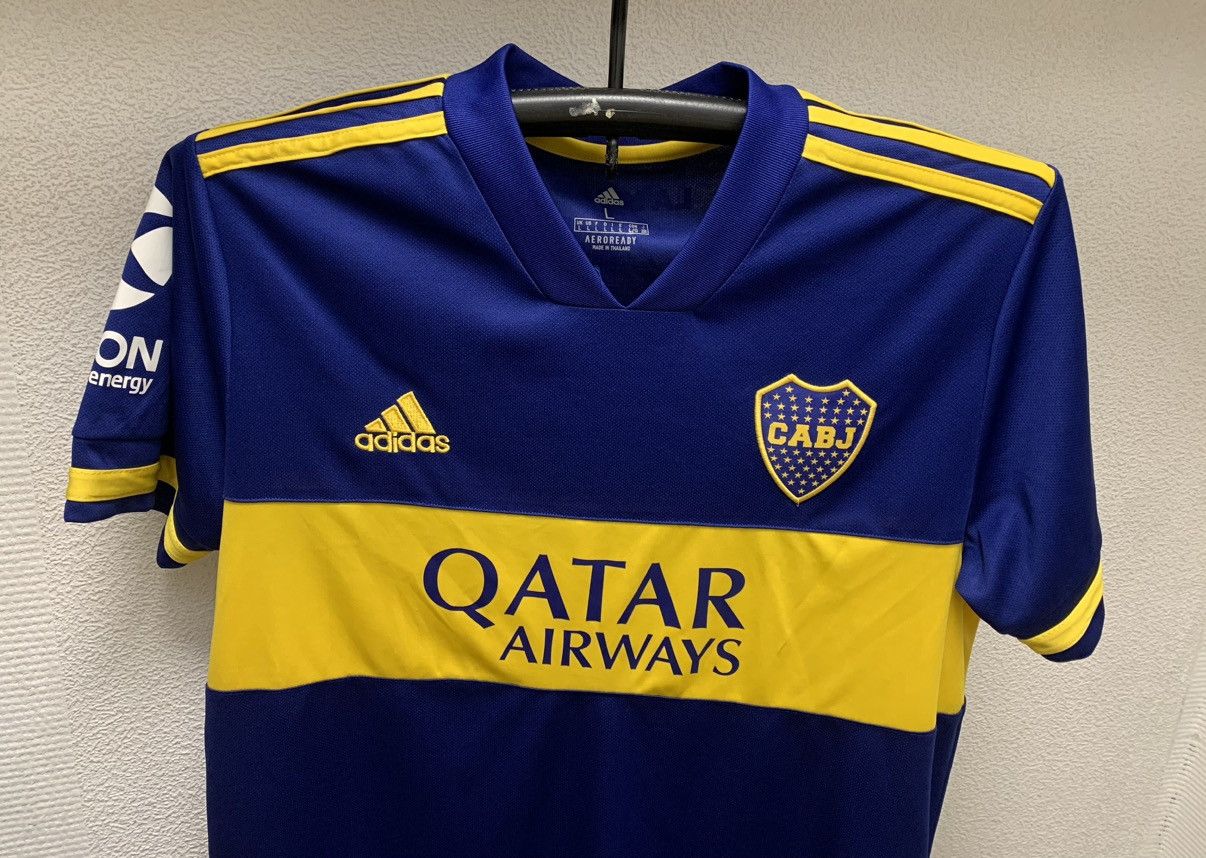 Other Boca juniors cabj soccer jersey 10 L ( adidas Ronaldo Messi Size US L / EU 52-54 / 3 - 7 Thumbnail