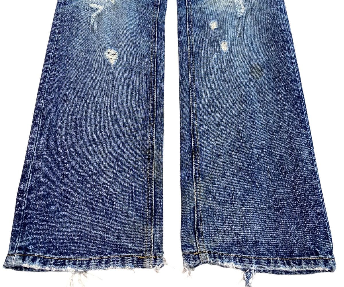 In The Attic In The Attic Ripped Patchwork Straight Leg Style Jeans Size US 33 - 5 Thumbnail