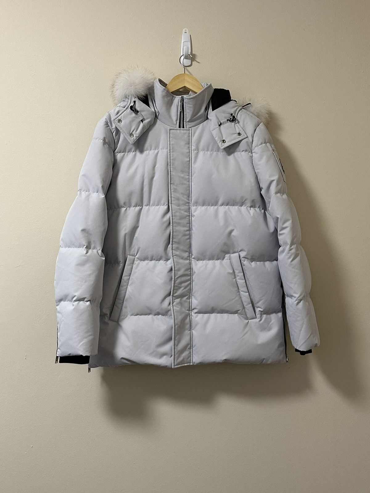 image of Moose Knuckles 3Q Jacket Shearling in White, Men's (Size XL)