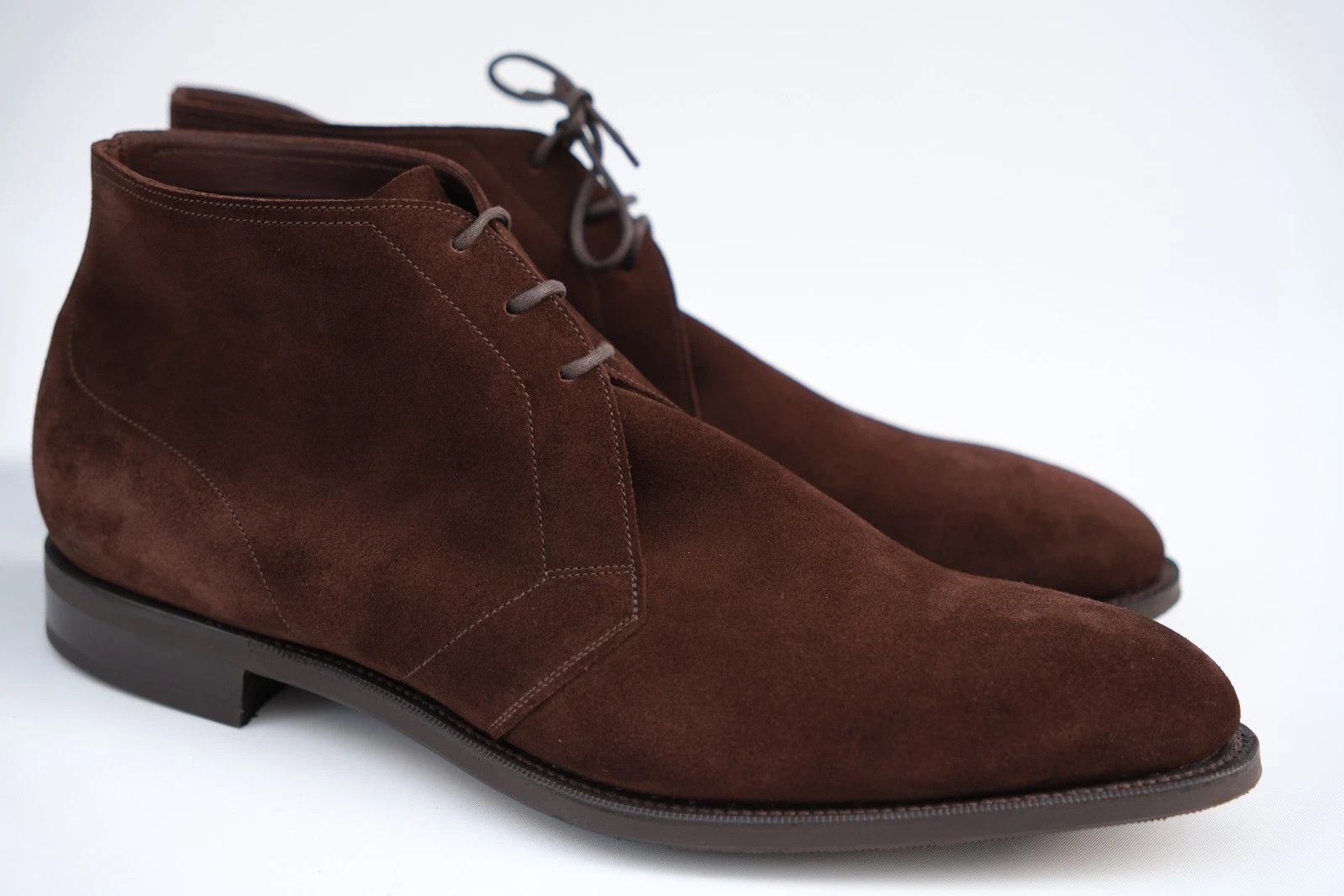 Edward Green New Edward Green Shanklin Mink Suede Brown UK 10.5 / US 11 Size US 11 / EU 44 - 1 Thumbnail