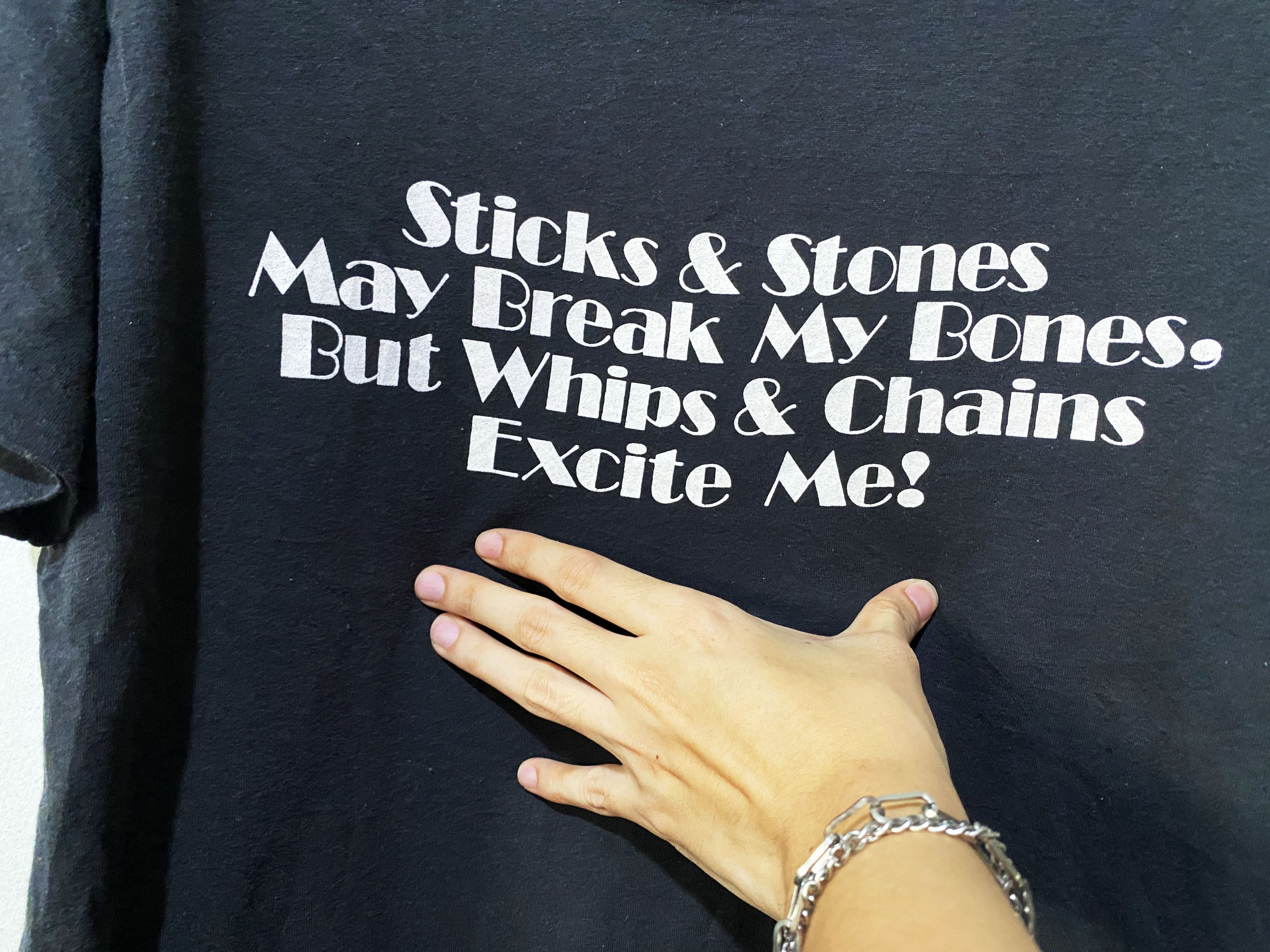 Band Tees × Vintage Vintage 90s Quote Shirt Size US L / EU 52-54 / 3 - 2 Thumbnail