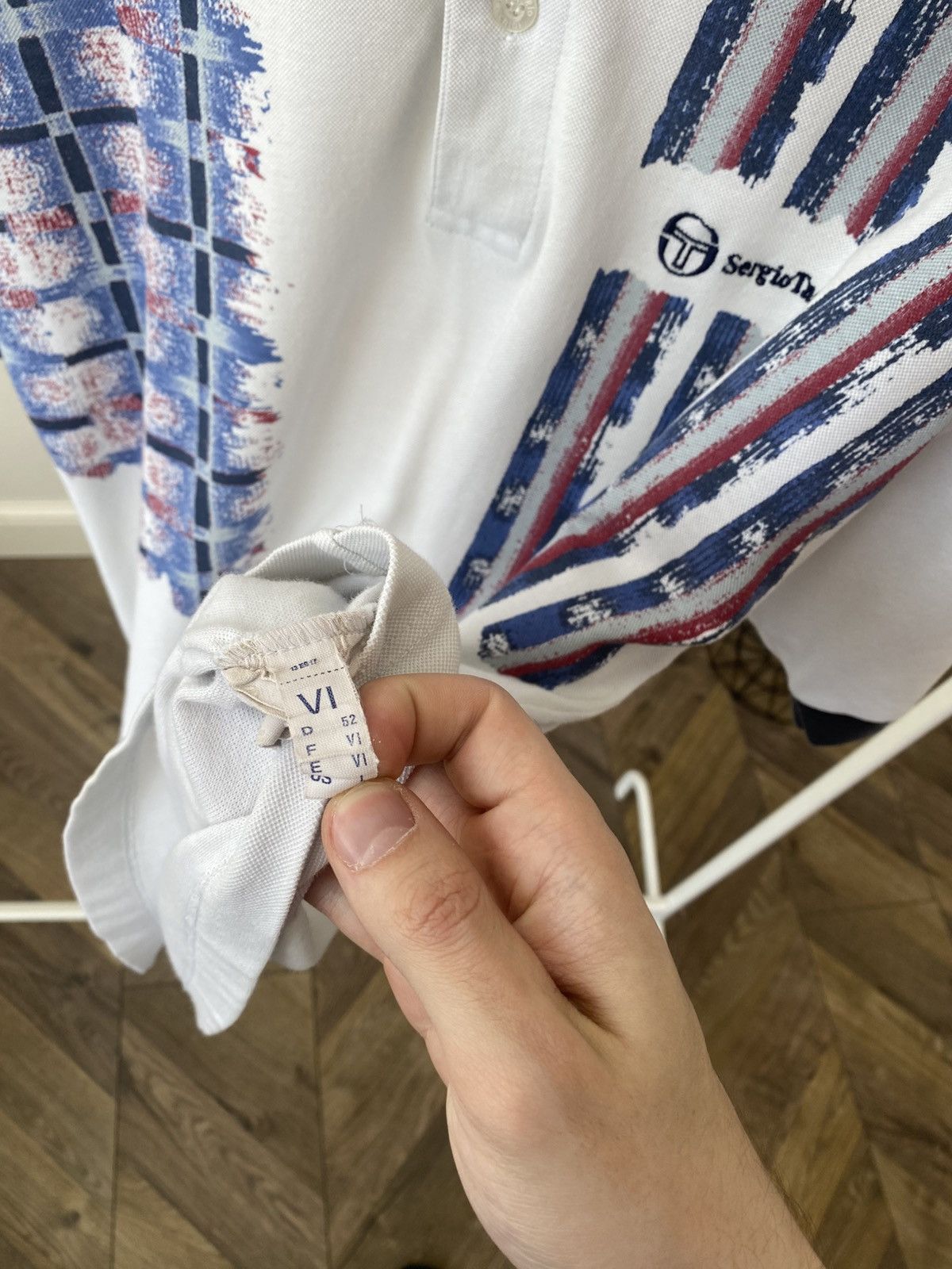 Sergio Tacchini Vintage Urban Renewal One-Of-A-Kind Sergio Tacchini Polo Top Size US L / EU 52-54 / 3 - 10 Thumbnail