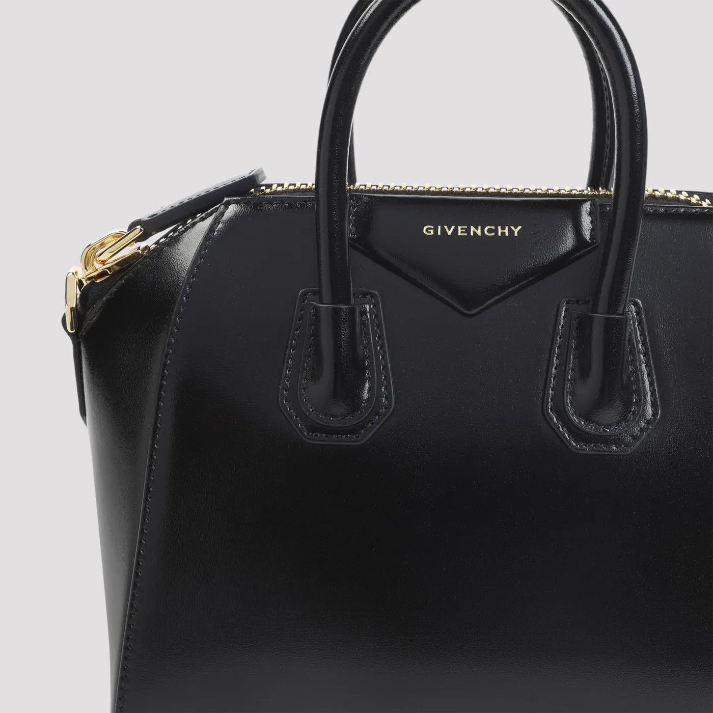 Givenchy GIVENCHY Antigona Mini Black Leather Top Handle New & Authen Size ONE SIZE - 4 Thumbnail