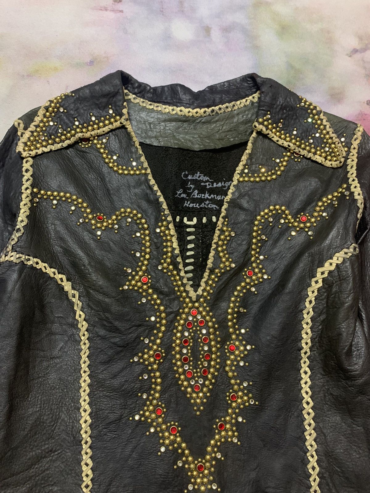 KMRii × Leather Custom Buckman Houston Studed Leather Swarovski Size US S / EU 44-46 / 1 - 6 Thumbnail