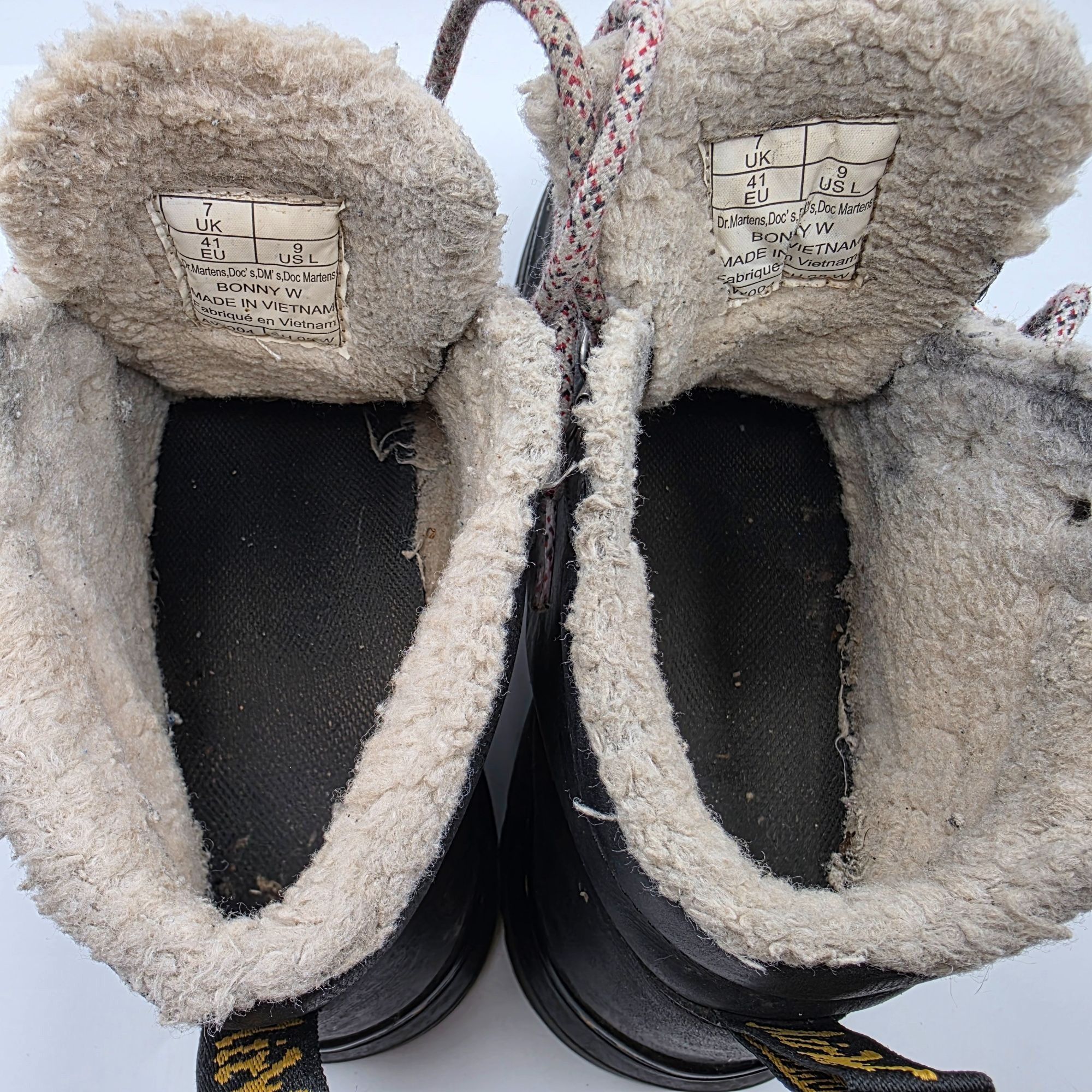 Dr. Martens Dr. Martens Bonny Womens 9 Sherpa Lined Winter Boots Black L Size US 9 / IT 39 - 7 Thumbnail