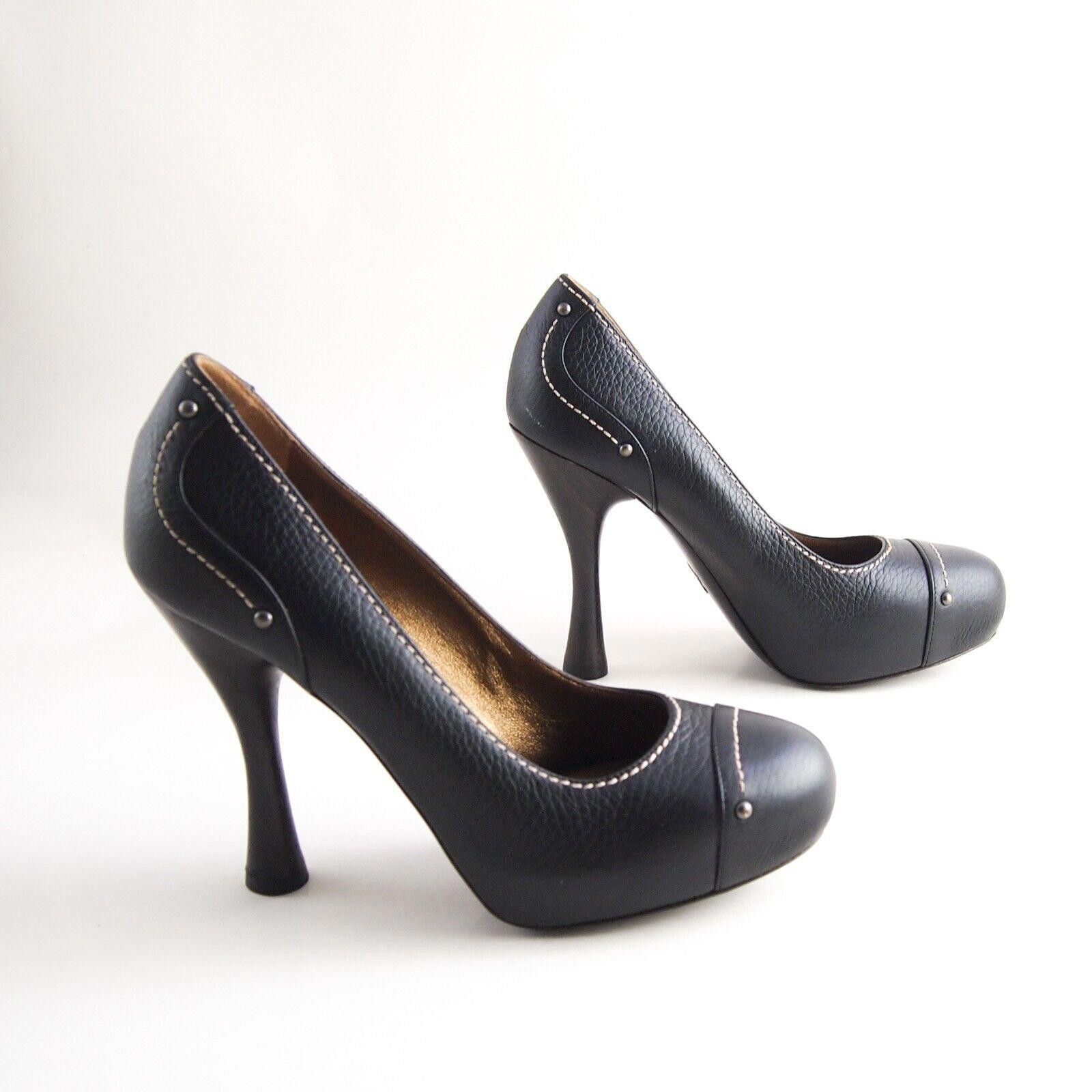 Bally Bally Uril Heels Plateau Black Leather Womens US 6.5 EU 37 Size US 6.5 / IT 36.5 - 6 Thumbnail