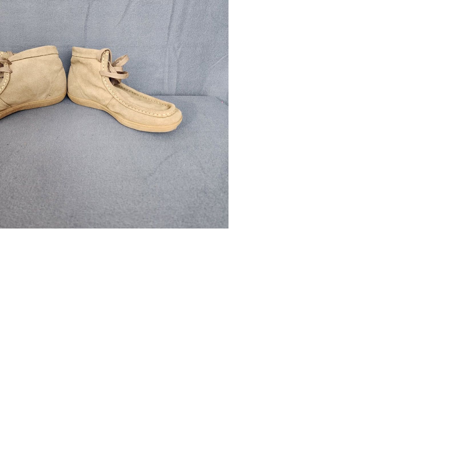 Roots Roots 73 Canada Mens Boots 8M Windsors Chukka Suede Leather Ankle Driving Casual Boots Mens 8 Beige Leather Chukka Boots Canada Mens Shoes Size US 8 / EU 41 - 9 Thumbnail