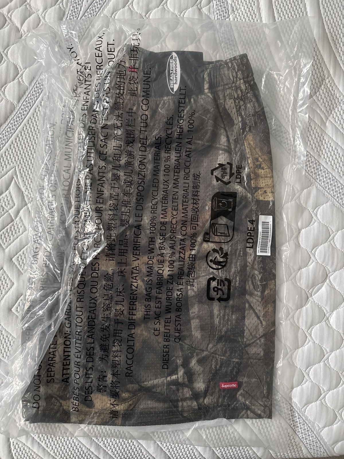 Supreme Small Box Baggy Mesh Short Camo | Grailed