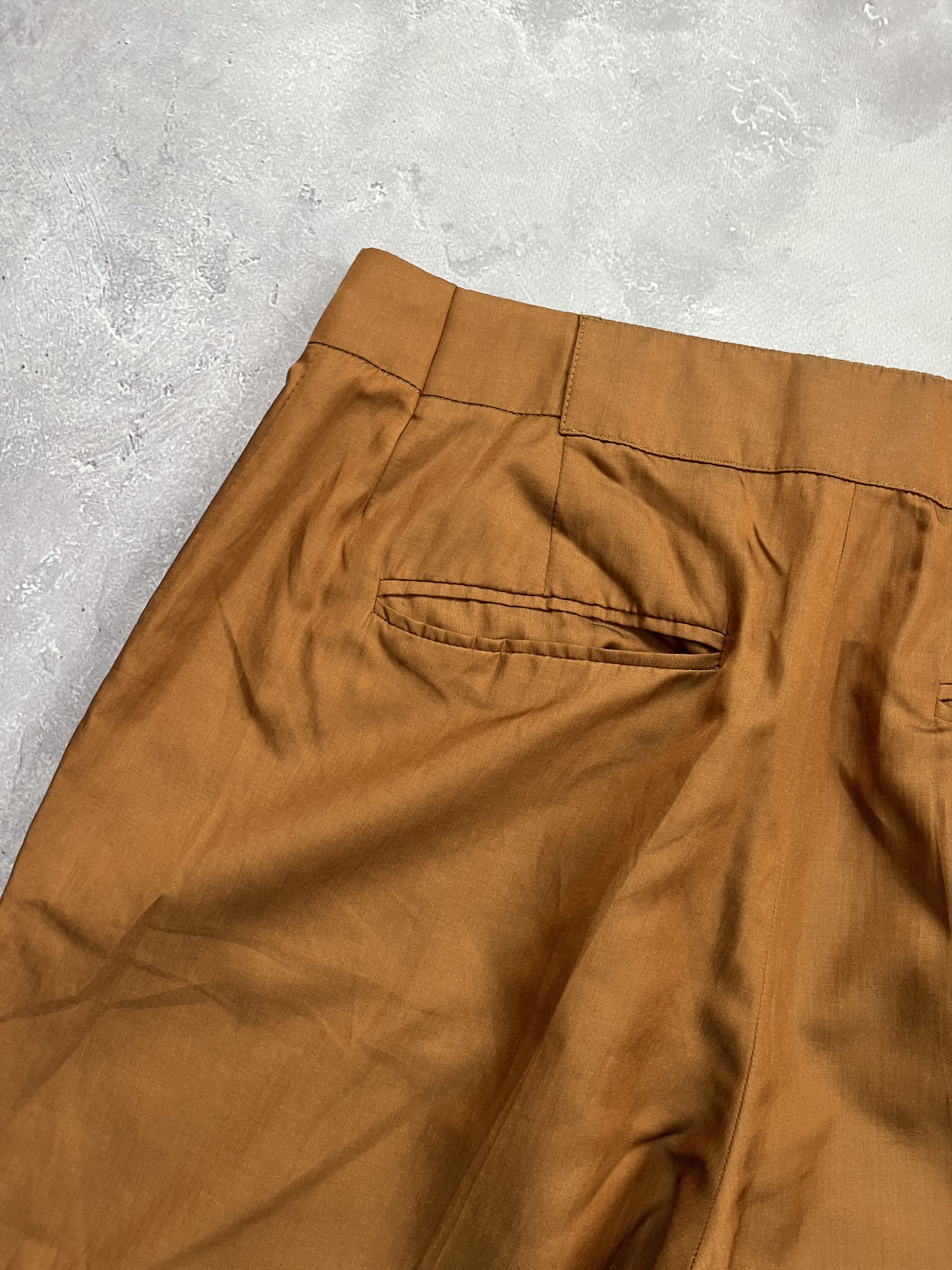 Max Mara Max Mara Silk Linen Two Piece Set V Neck Top / Pants Size S / US 4 / IT 40 - 21 Thumbnail