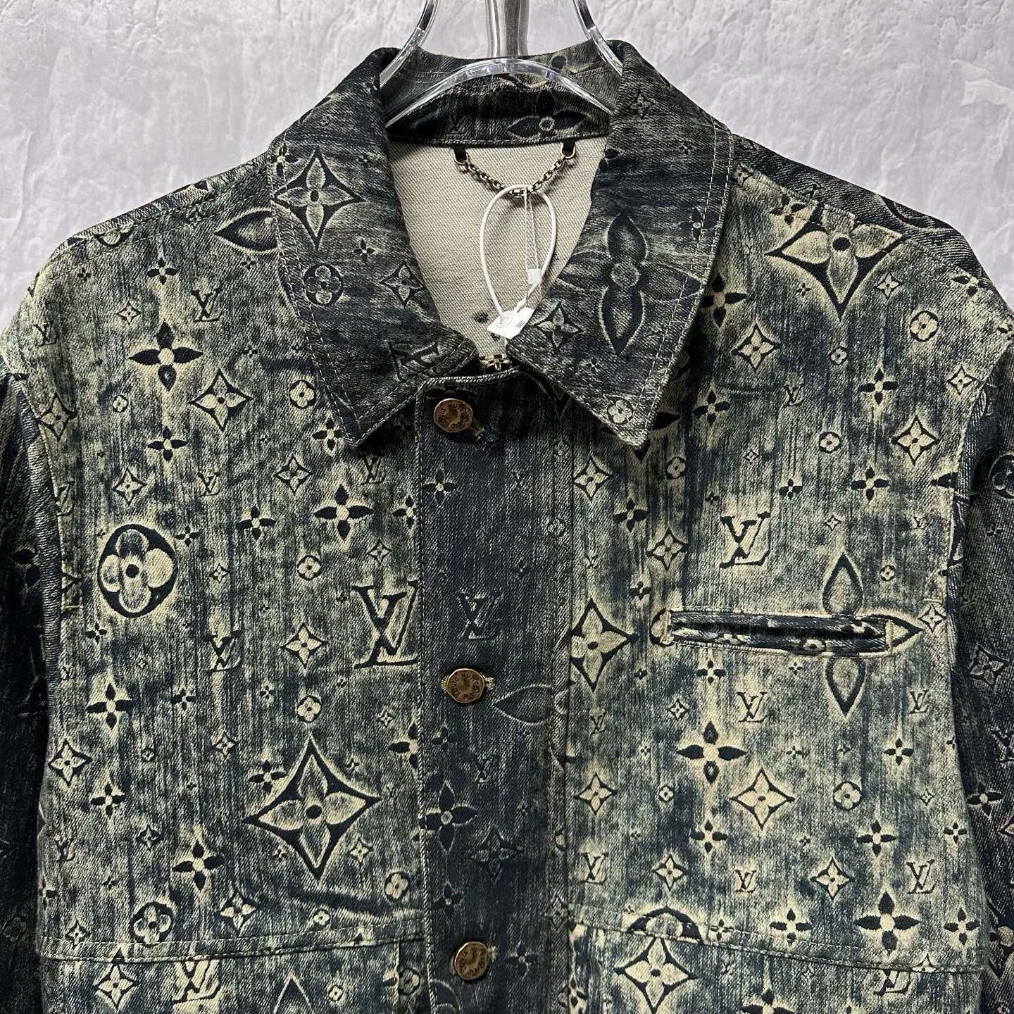 Louis Vuitton louis vuitton dyed denim jacket size 48 Size US M / EU 48-50 / 2 - 2 Thumbnail