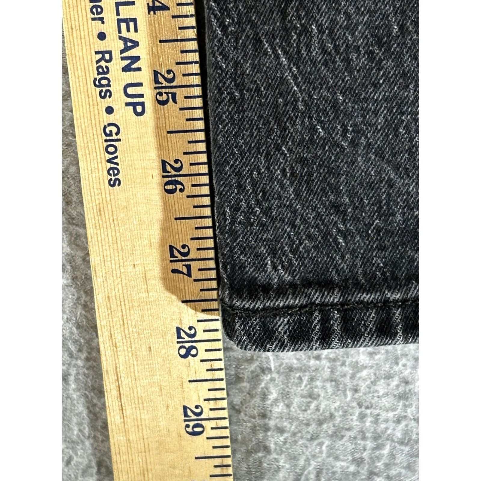 Levi's Levi's 501 Jeans Womens Skinny High Rise Button Fly Black Charcoal Wash W26 L28 Denim Cotton Blend Spandex 5-Pocket Slim Size 26" / US 2 / IT 38 - 5 Thumbnail