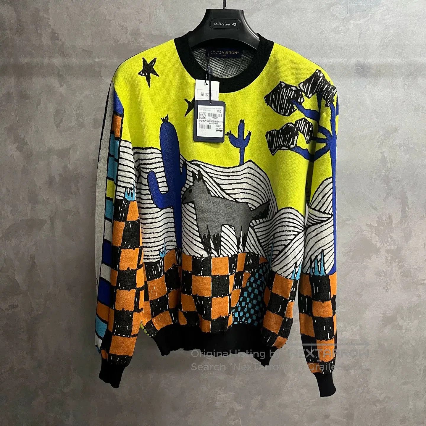 Louis Vuitton Louis Vuitton Cartoon Animal Jacquard Knit. Size M / US 6-8 / IT 42-44 - 1 Thumbnail