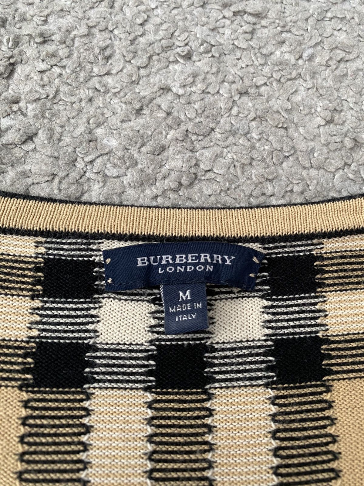 Burberry × Burberry Prorsum × Vintage Burberry London Vintage Nova Check Classic Woven Sweater y2k Size US M / EU 48-50 / 2 - 10 Thumbnail