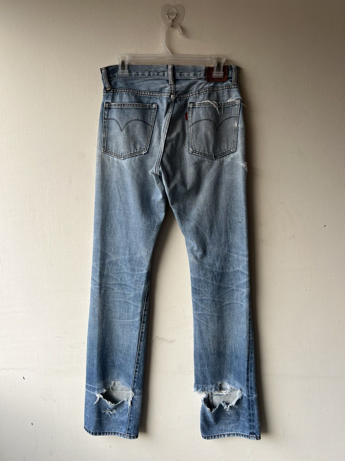 Hysteric Glamour Trashed Vintage Hysteric Glamour Faded Denim Selvedge Jeans Size US 29 - 3 Thumbnail