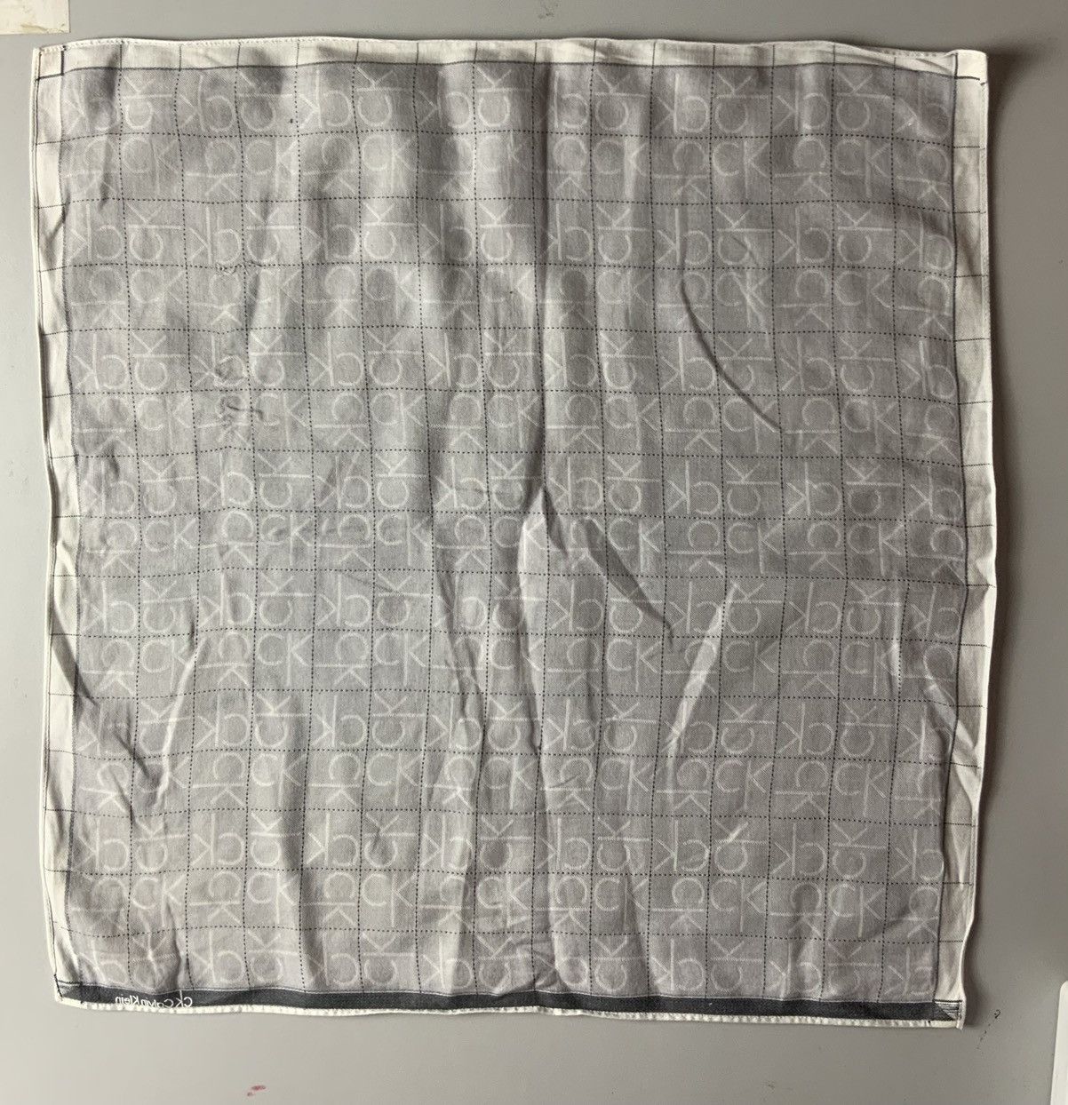 Calvin Klein CK Calvin Klein Monogram Bandana Handkerchief Size ONE SIZE - 4 Thumbnail