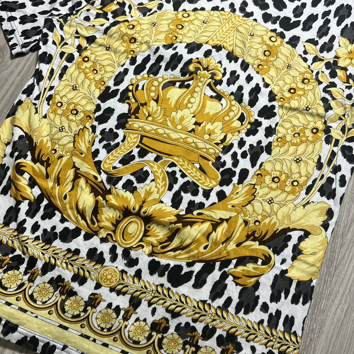 Versace Versace Yellow Gold Baroque Animalier Tee Size US M / EU 48-50 / 2 - 3 Thumbnail
