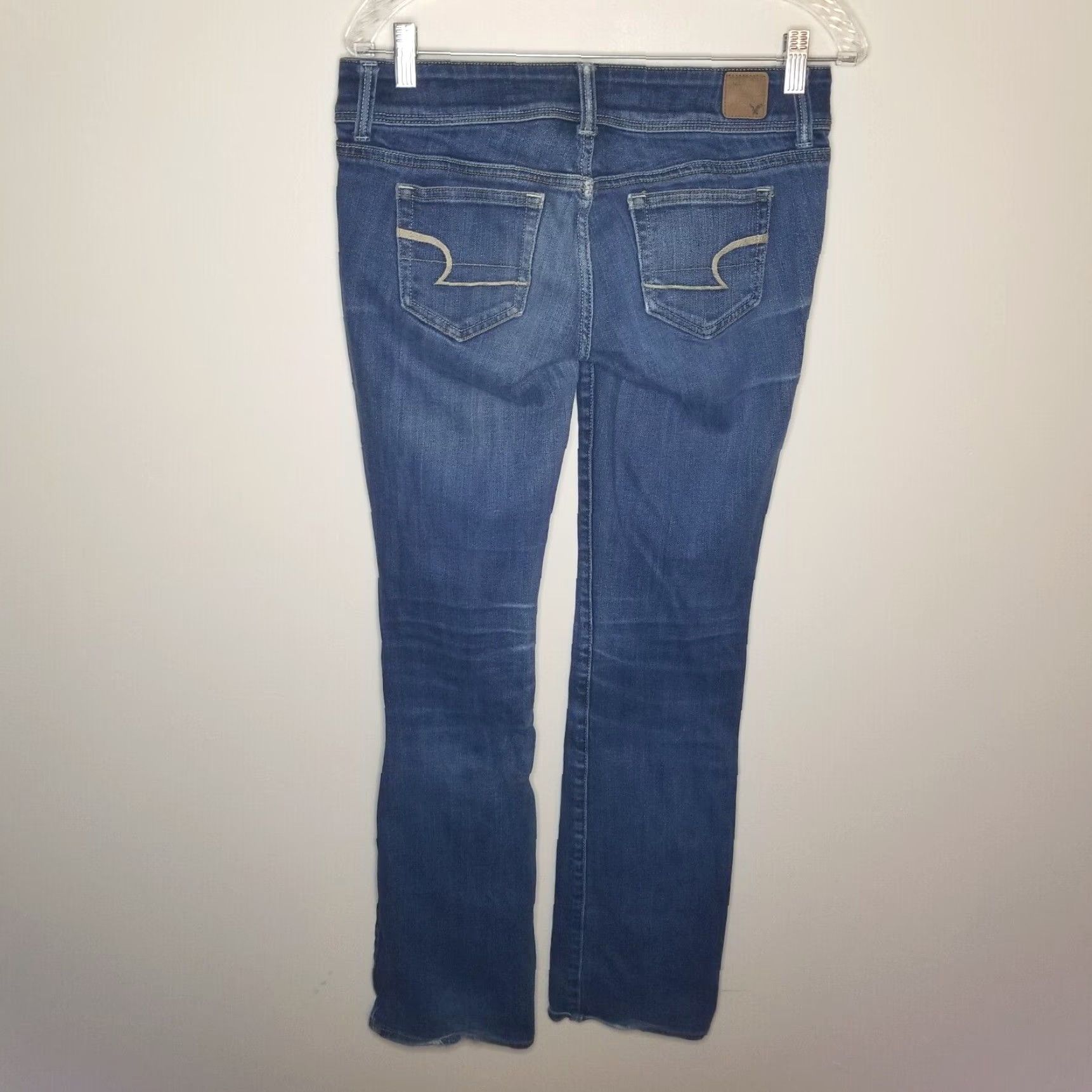American Eagle Outfitters American Eagle Jeans Womens Slim Bootcut Blue Size 4 Stretch Size 27" / US 4 / IT 40 - 4 Thumbnail