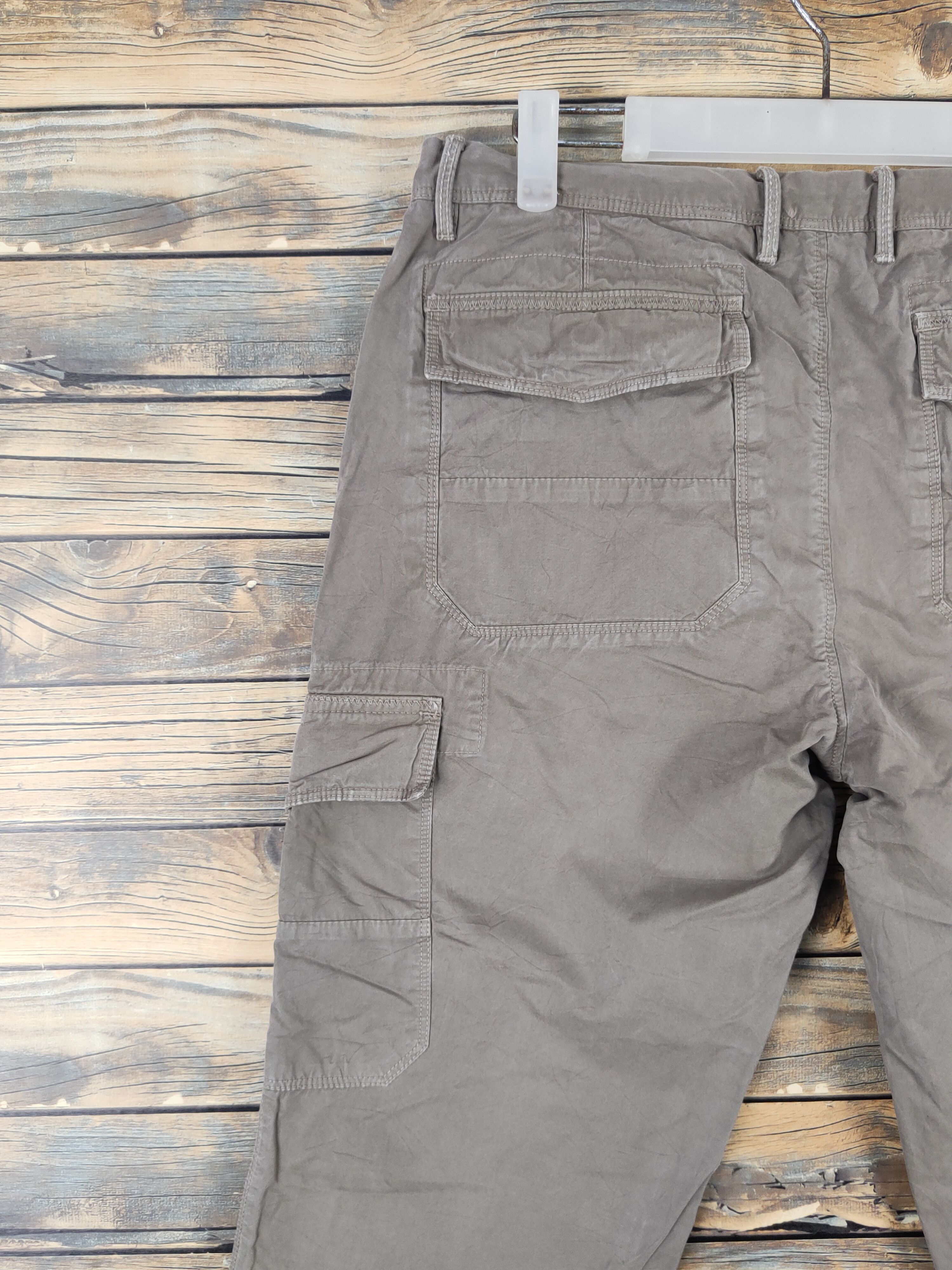 Henry Cotton's Henry Cottons Brown Multipocket Tactical Cargo Pants #W2101 Size US 32 / EU 48 - 8 Thumbnail