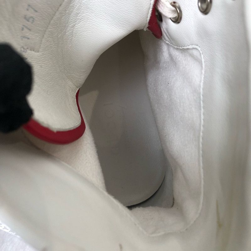 Gucci Gucci High-Top Sneakers with Red and Green Stripe -2508 Size US 8 / EU 41 - 5 Thumbnail