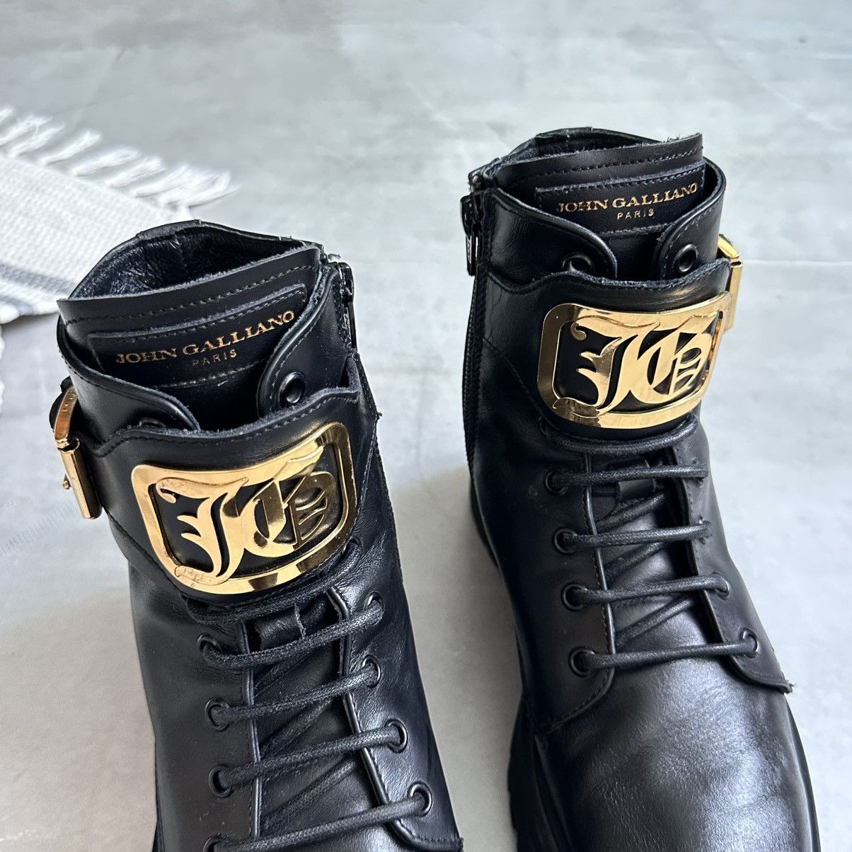 Dirk Bikkembergs John Galliano Combat Boots Military As 98 Moma Style Size US 6 / IT 36 - 4 Thumbnail