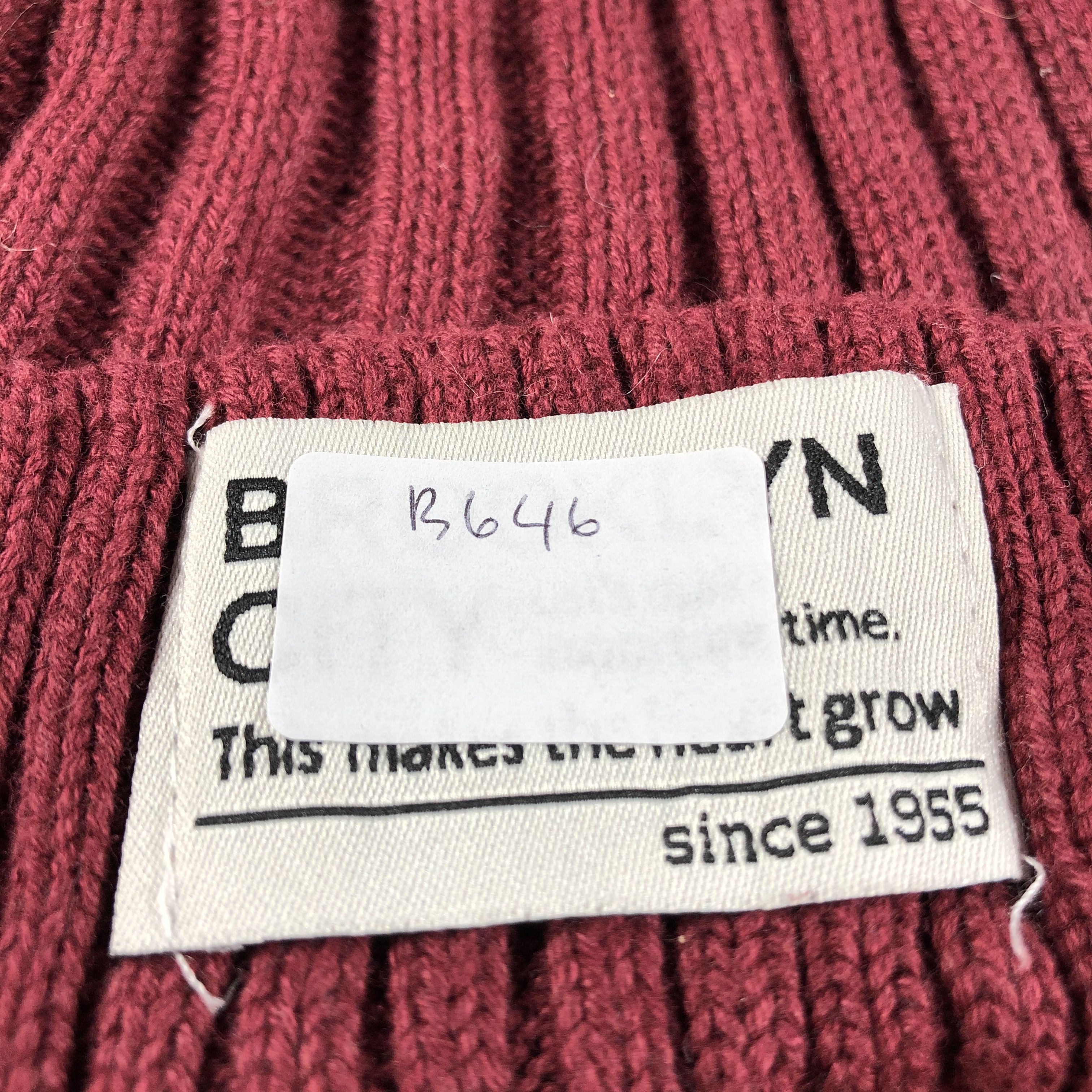 Vintage Brooklyn City Pleated Cotton Beanie Snowcap Snow Hat B646 Size ONE SIZE - 7 Thumbnail