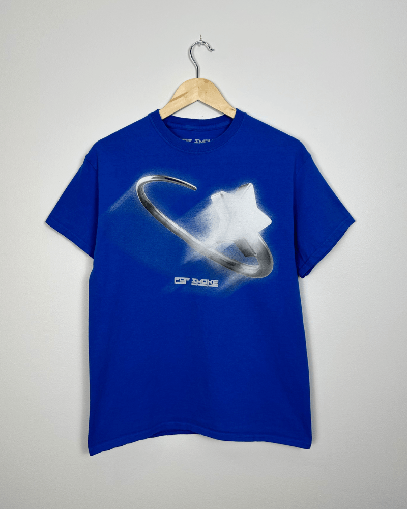 Rap Tees Pop Smoke Shoot For The Stars Aim For The Moon T-Shirt - M Size US M / EU 48-50 / 2 - 2 Thumbnail