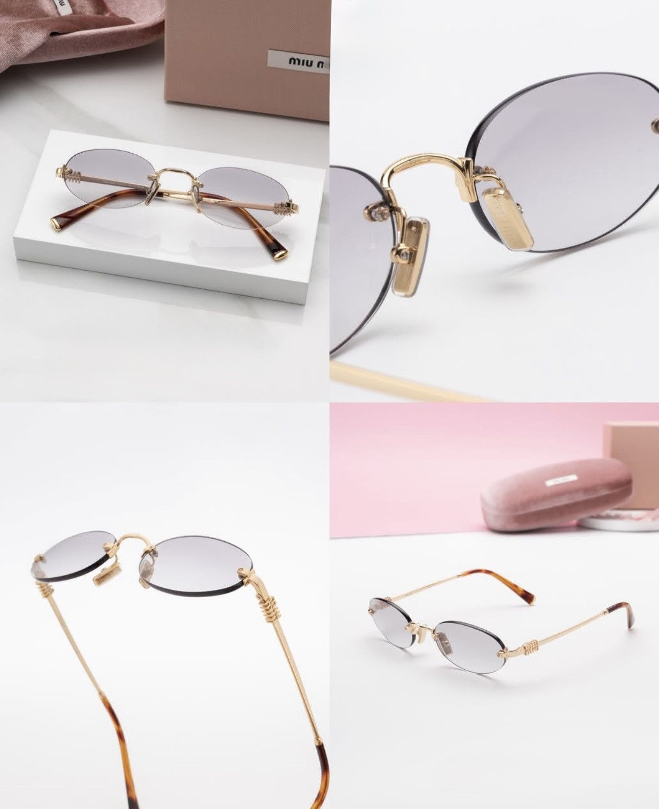 Miu Miu NEW Miu Miu sunglasses MU A54S 5AK04O Size ONE SIZE - 4 Thumbnail