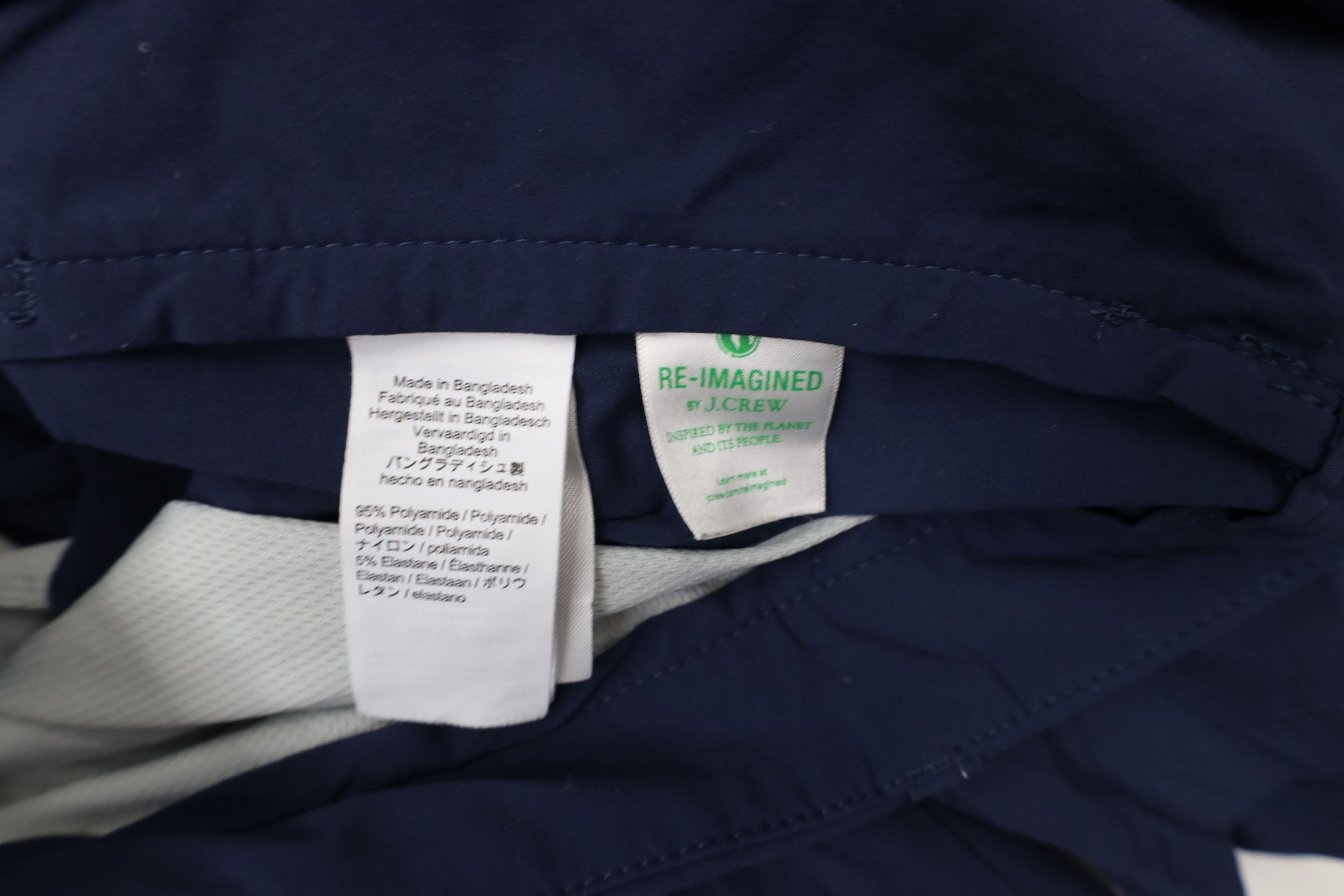 J.Crew × Vintage J Crew Tech Above Knee Golfing Golf Chino Shorts Navy Blue Size US 35 - 8 Thumbnail