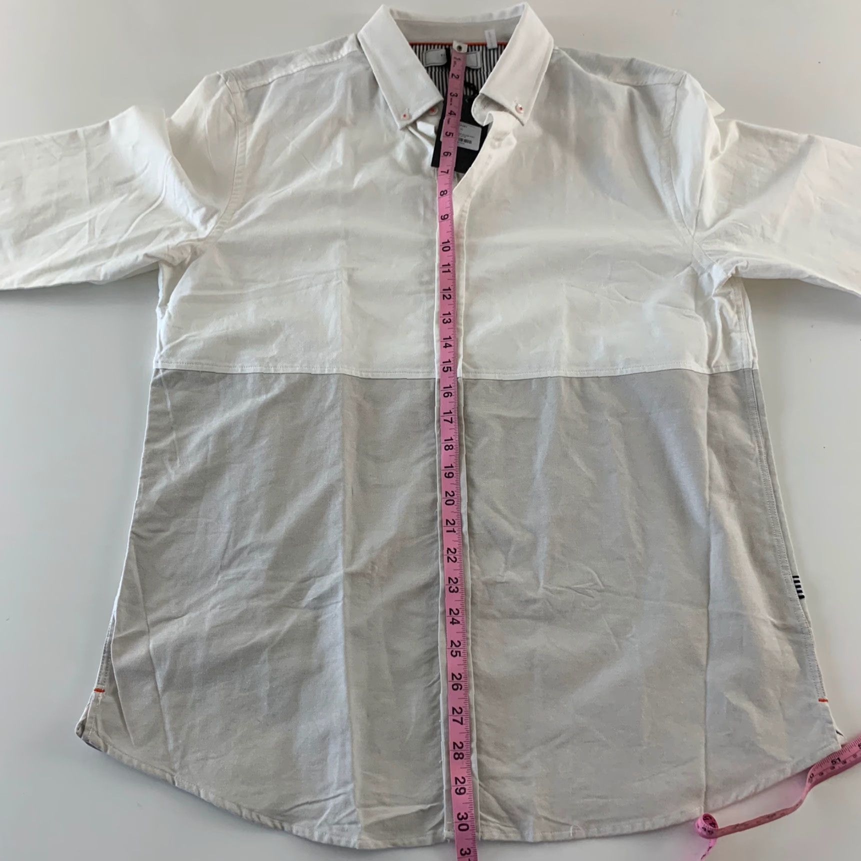 Vintage Five Four Jersey Long Sleeve Button-Up Shirt XL White Mens Size US XL / EU 56 / 4 - 6 Thumbnail